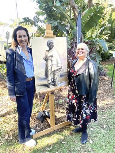 Woollahra Mayor Cr Susan Wynne, Guest speaker Melissa Jackson, Indigenous Engagement Librarian State Library of NSW.