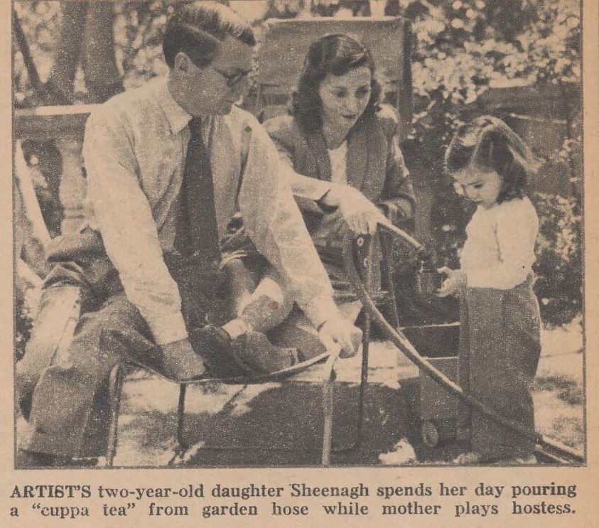 Australian Close-Up.  Bancks Creator of Ginger Meggs. Pix 30 November 1946, Vol 18, No. 22