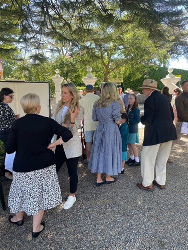 Guests at Sir Mark Sheldon KBE plaque unveiling