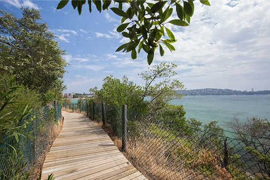 Along the Hermitage Foreshore Walk