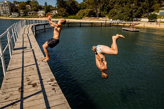 Dive into Murray Rose Pool