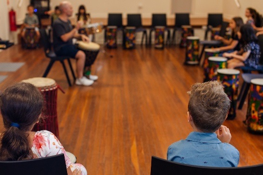 Sherbrooke Hall drumming