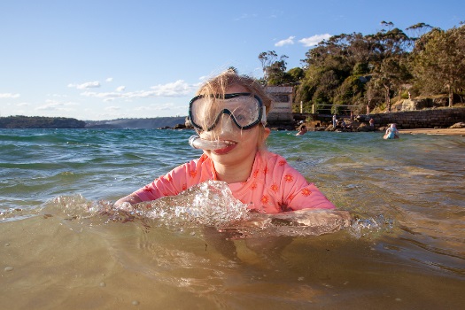 Snorkelling at Camp Cove