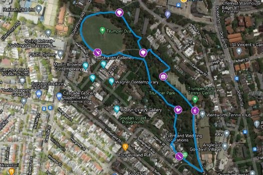 Trumper park trail map