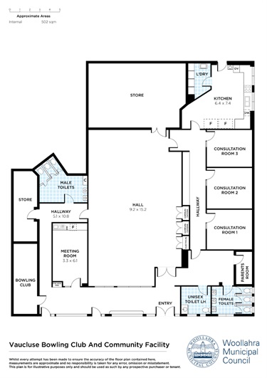 Vaucluse Bowling Club & Community Facility Floorplan